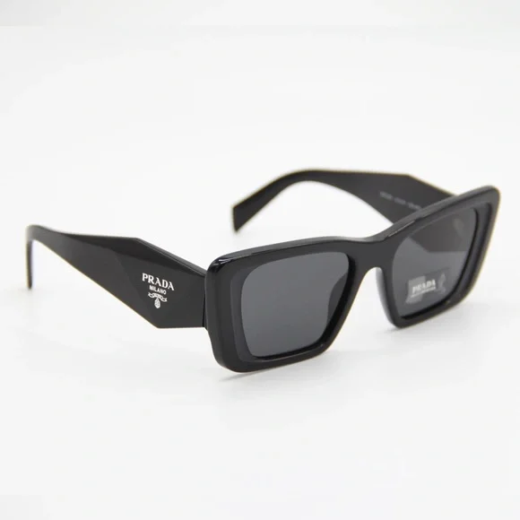 NEW PRADA CAT EYE SUNGLASSES PR08YS 1AB5S0 NEW EYEWEAR PRADA SPR 08Y BLACK - Picture 8 of 13